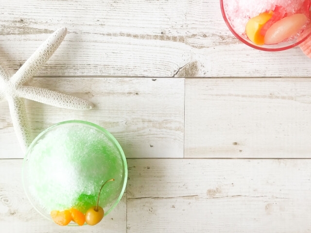 かき氷を食べるならオリジナルシロップ